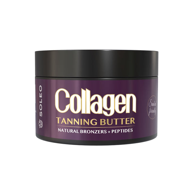 Soleo Collagen Tanning Butter Natural Bronzer – 190ml Tub genuine Tub · 190ml product photo