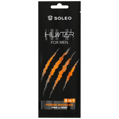 Soleo Hunter for Men – 2-in-1 Face & Body Power Bronzer Bottle · 150ml