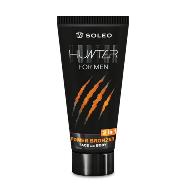 Soleo Hunter for Men – 2-in-1 Face & Body Power Bronzer Bottle · 150ml